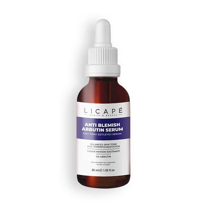 سرم تنظیم‌کننده رنگ پوست و لکه‌های تیره  %2 آربوتین ۳۰ میلی‌لیتر لیکاپه